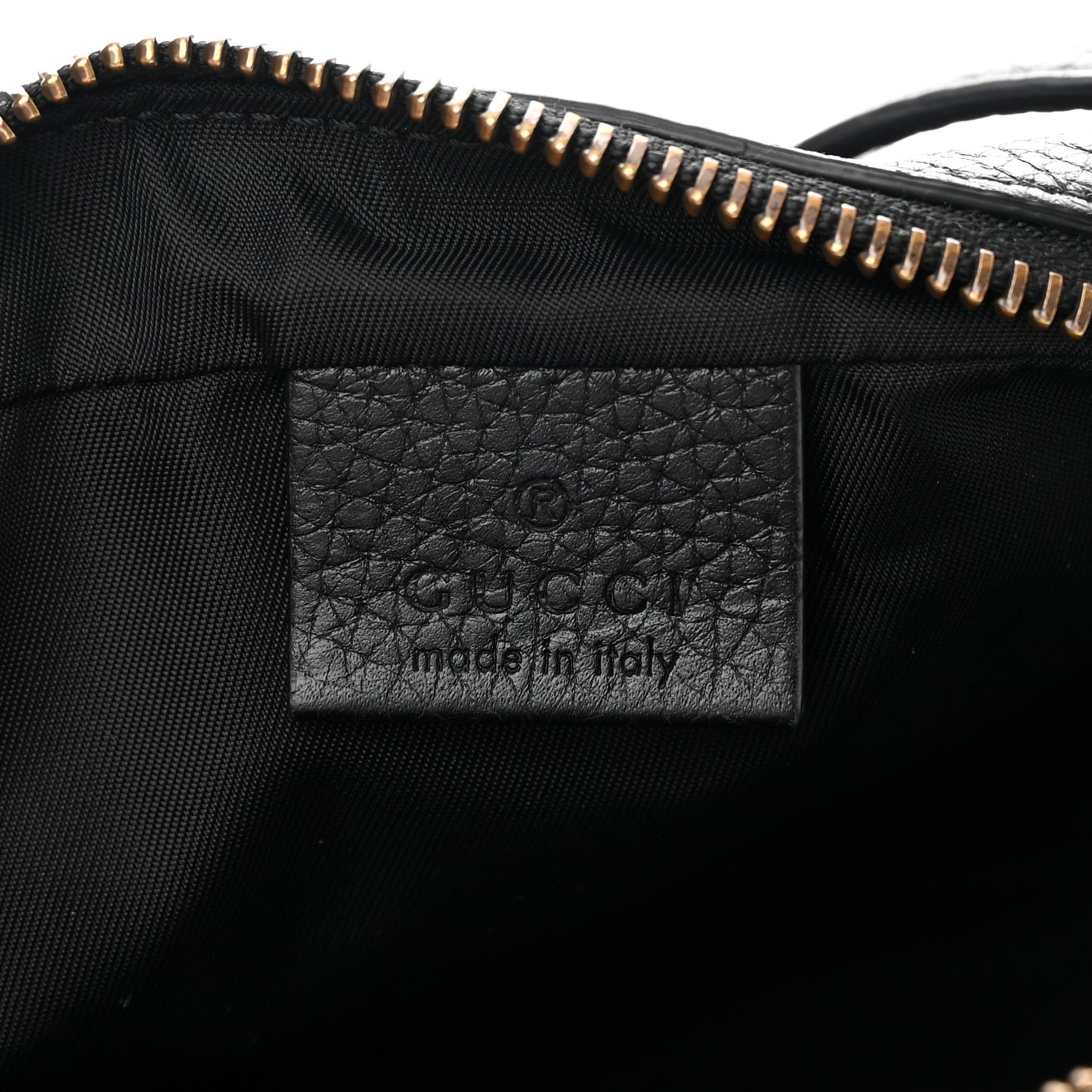 Pebbled Calfskin Mini Soho Disco Bag Black