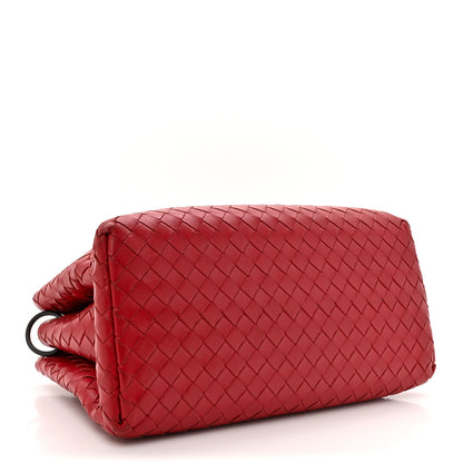 Bottega Veneta Nappa Intrecciato Small Roma Tote Red 4 of 17