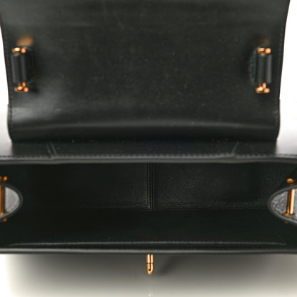Versace Vitello Barocco Virtus Small Top Handle Shoulder Bag Black 5 of 19