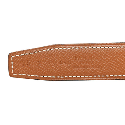 Hermes Swift Epsom 24mm Gamma Belt 75 30 Black Etoupe 5 of 5