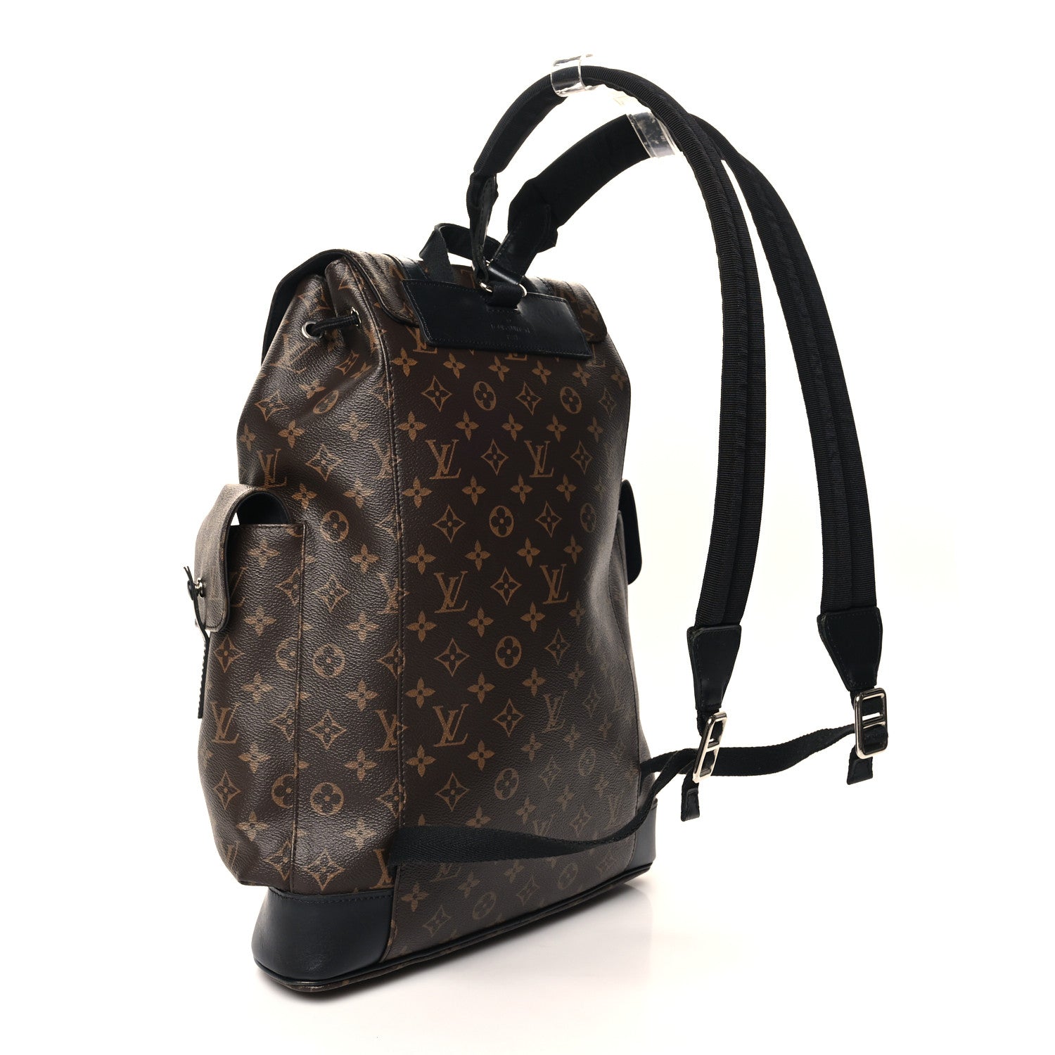 Louis Vuitton Monogram Macassar Christopher MM Backpack 3 of 9