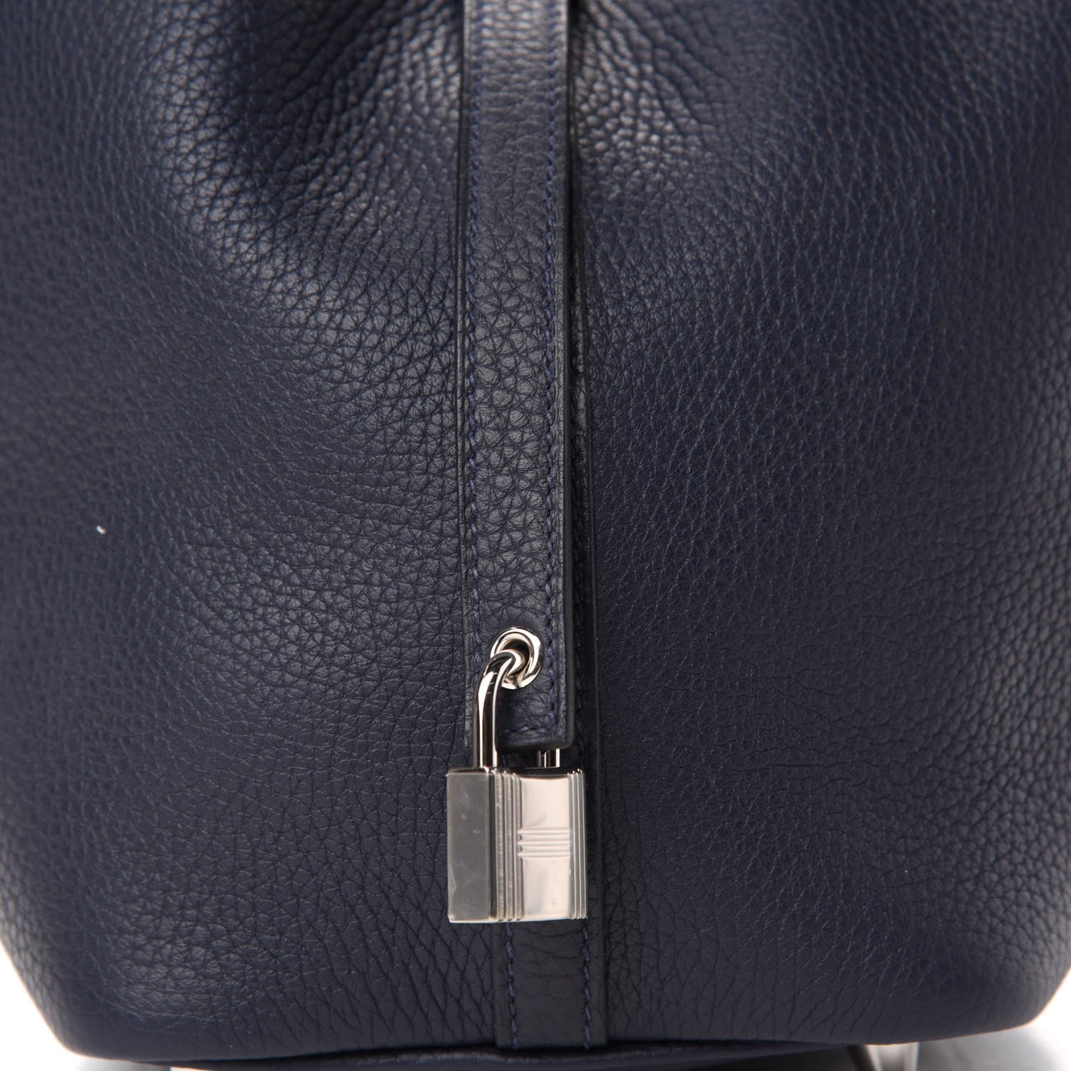 Hermes Taurillon Clemence Picotin Lock 18 PM Bleu Nuit 12 of 13