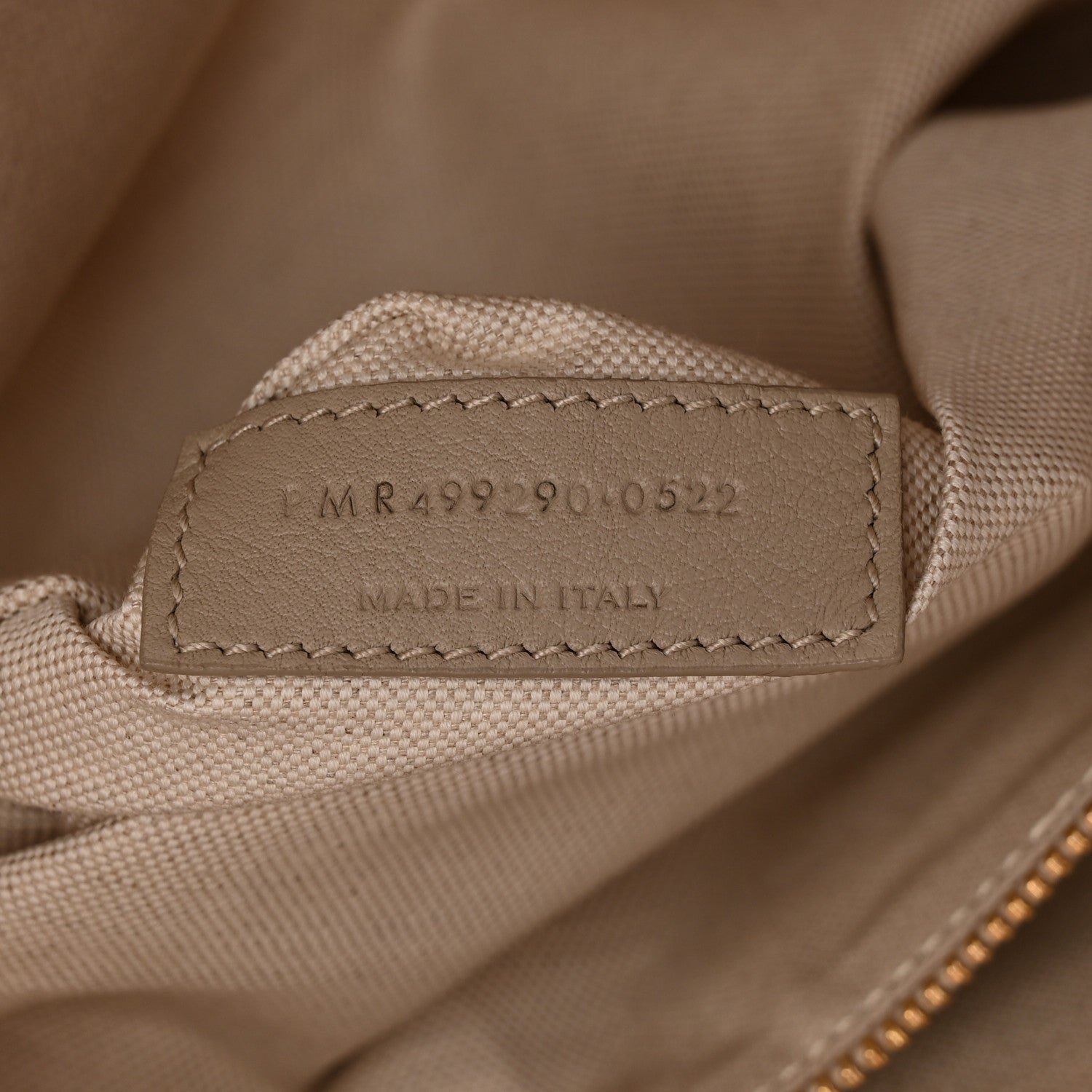 Saint Laurent Linen Calfskin Rive Gauche Tote Beige Sea Salt 7 of 10