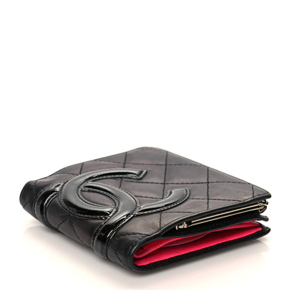 Chanel Calfskin Quilted Cambon Bi-Fold Wallet Black 4 of 9