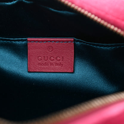 Gucci Velvet Matelasse Small GG Marmont Chain Shoulder Bag Light Raspberry Rose 6 of 8