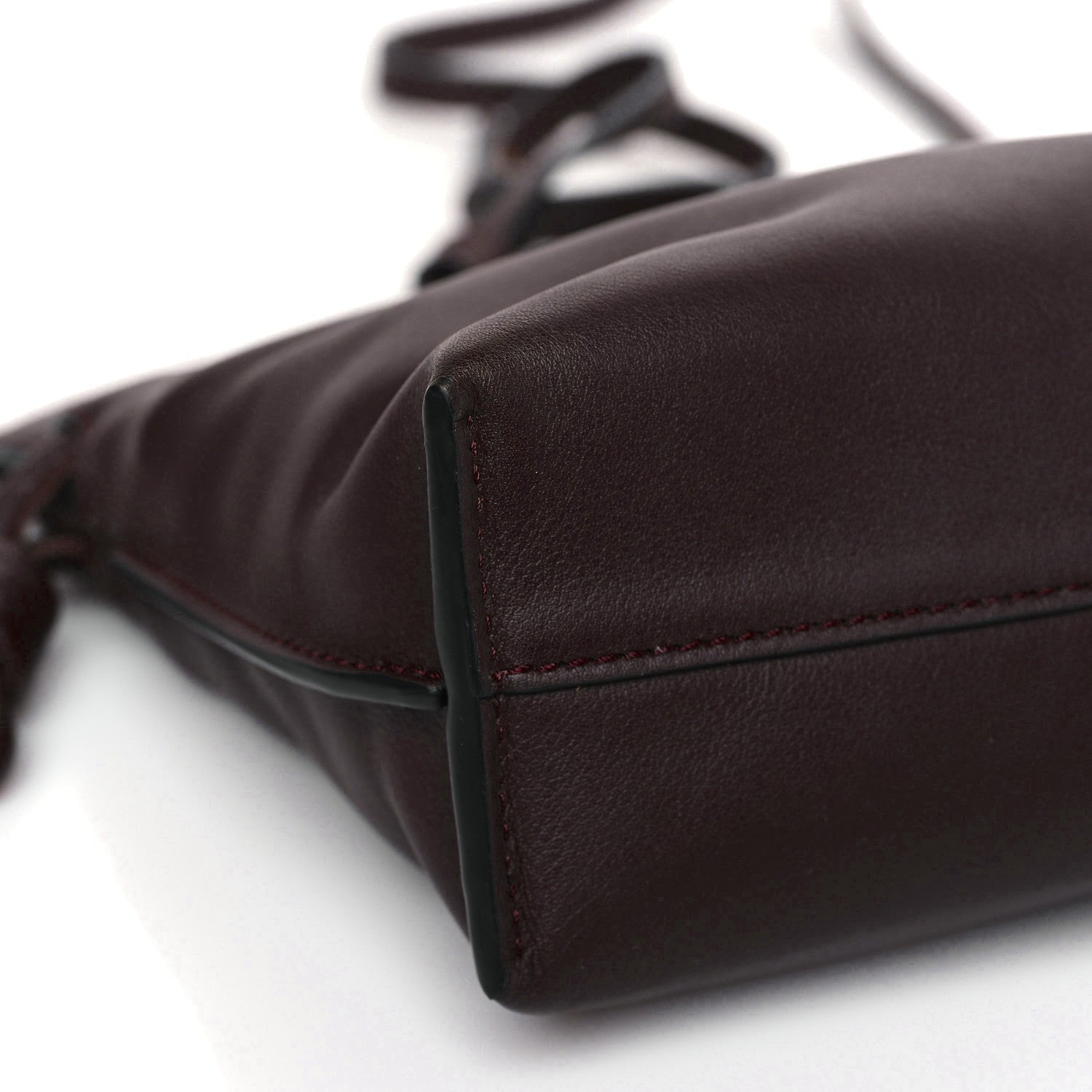 Loewe Calfskin Mini Flamenco Knot Clutch Prune 8 of 9