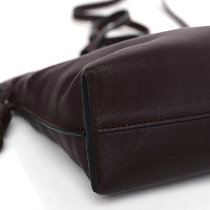 Loewe Calfskin Mini Flamenco Knot Clutch Prune 8 of 9