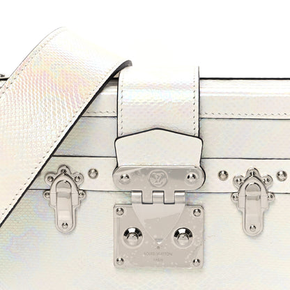 Louis Vuitton Karung Petite Malle White Petrol 7 of 10