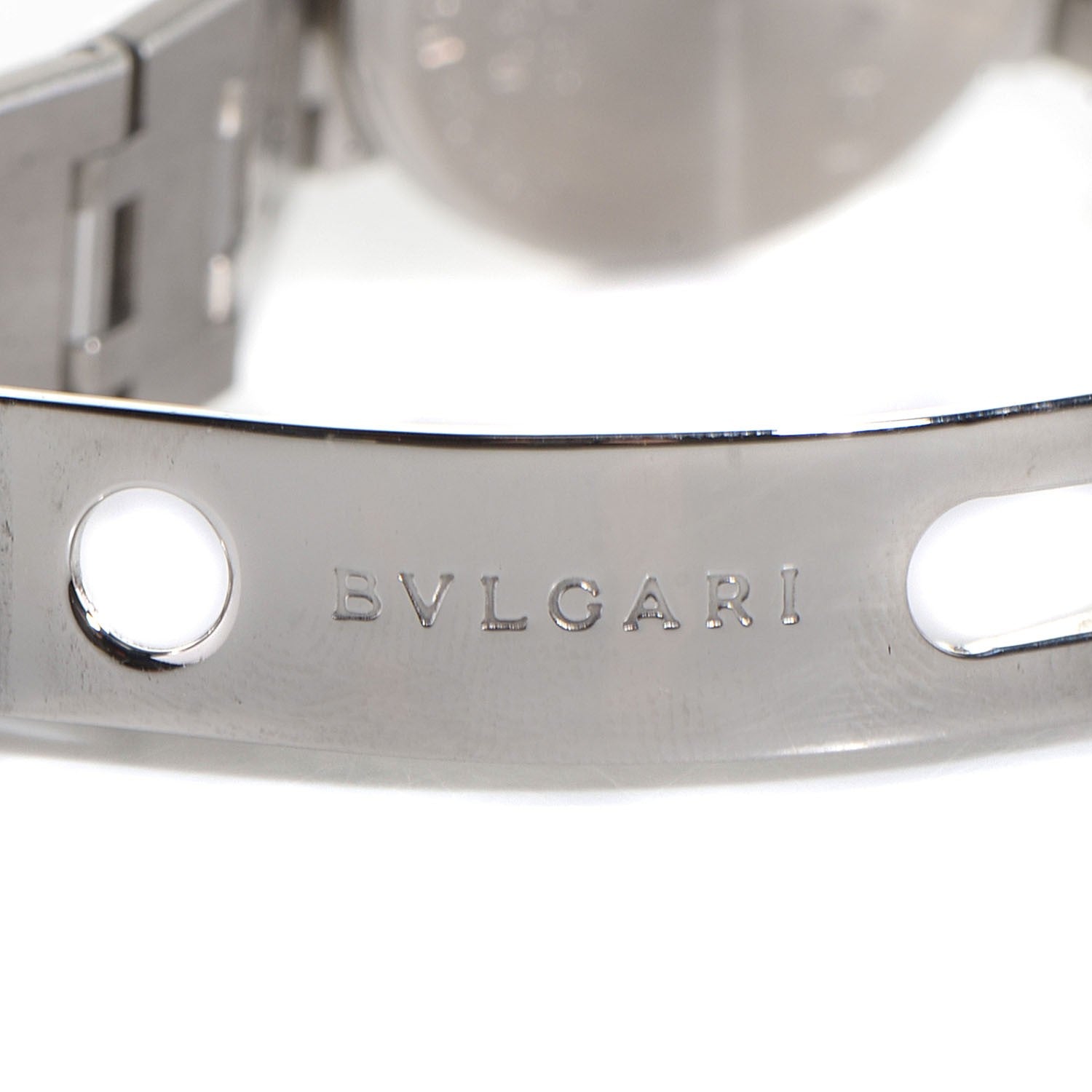 Bulgari Stainless Steel 23mm Quartz Watch Blue 4 of 8
