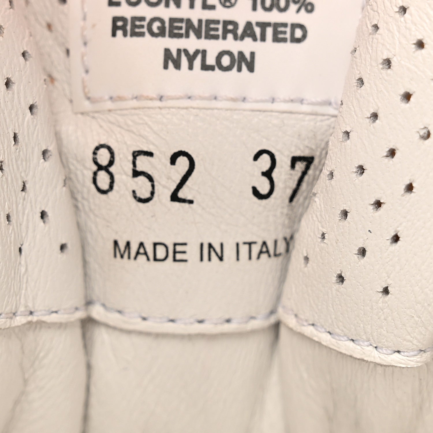 Prada Re-Nylon Piuma Metal Triangle Logo Quilted 45mm Sneakers 37 Alabastro 7 of 14