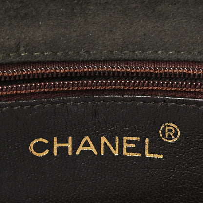 Chanel Suede Quilted Mini Flap Green 6 of 9