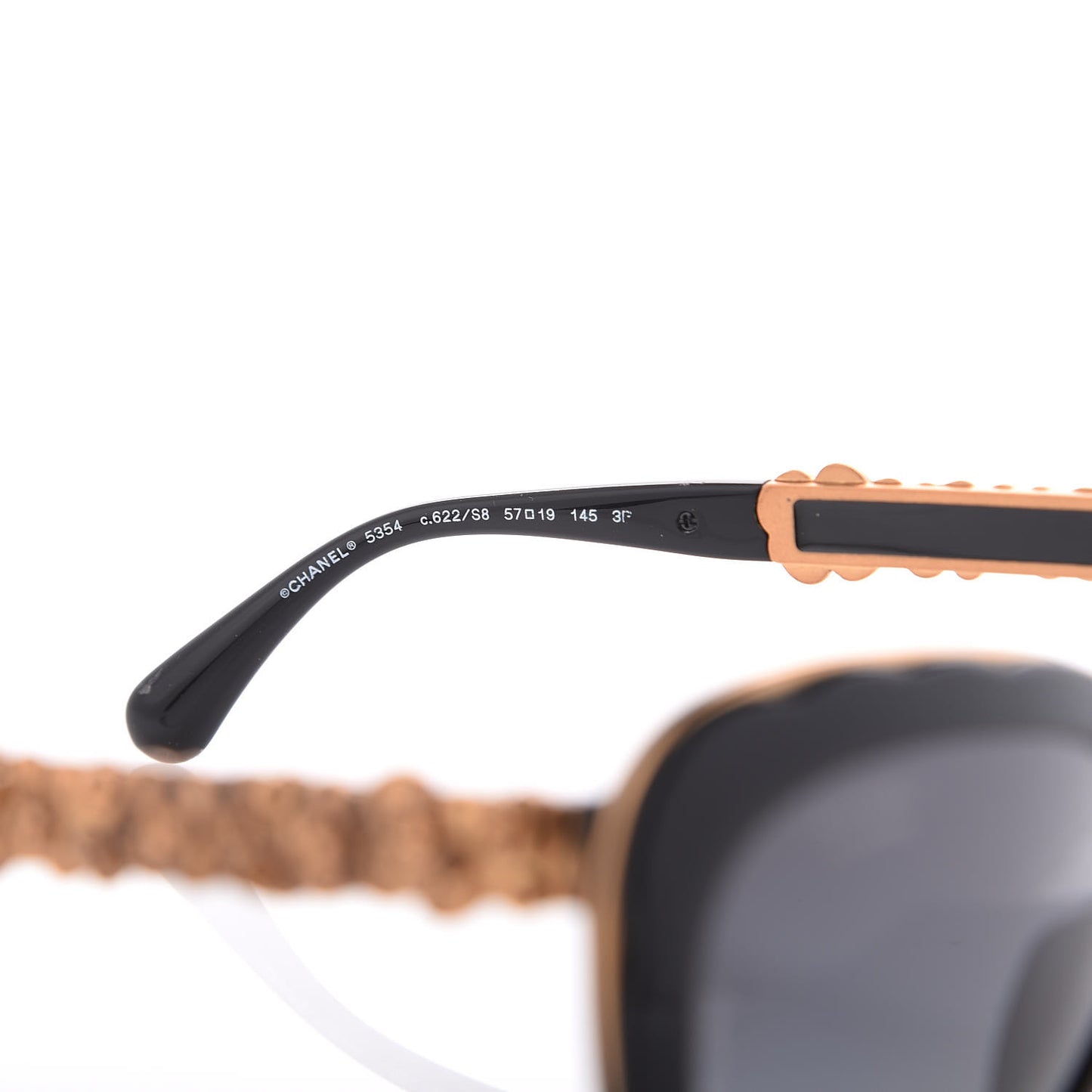 Polarized Bijou Cat Eye Sunglasses 5354 Black