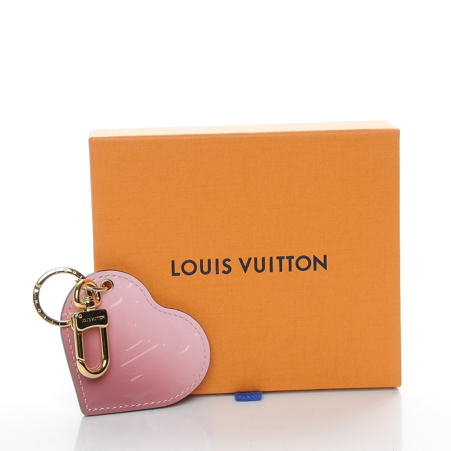 Vernis Degrade Heart Bag Charm Pink