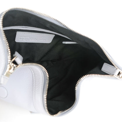 Alexander McQueen Calfskin De Manta Clutch Cloud Blue 5 of 7