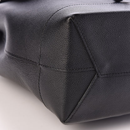 Louis Vuitton Calfskin Lockme Backpack Black 5 of 10