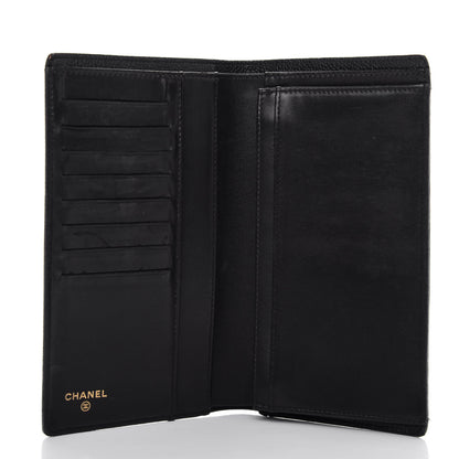 Chanel Caviar Timeless CC Yen Wallet Black 5 of 9