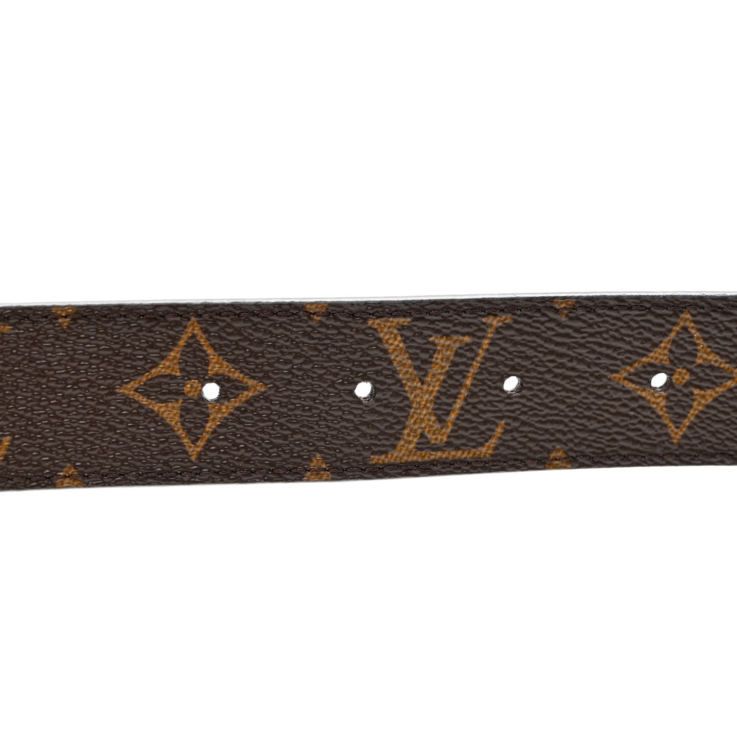 Calfskin Monogram 30mm LV Initiales Reversible Belt 80 32 Black