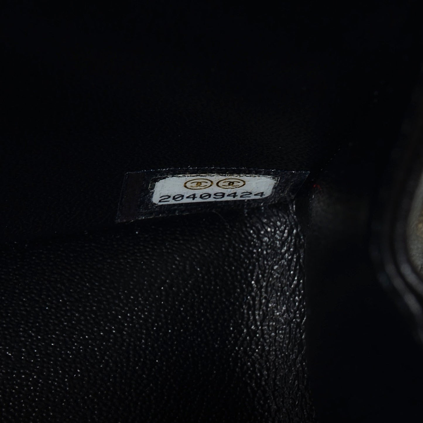 Lambskin Quilted Mini Rectangular Flap Black
