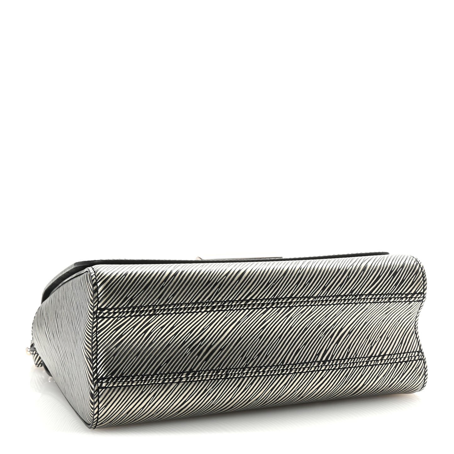 Epi Twist Shoulder Bag MM Platine