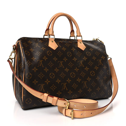Louis Vuitton Monogram Speedy Bandouliere 35 2 of 9