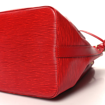 Louis Vuitton Epi Petit Noe Red 9 of 9