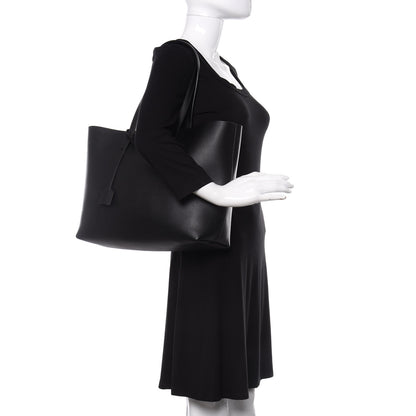 Saint Laurent Calfskin Large Shopping Tote Black 2 of 8