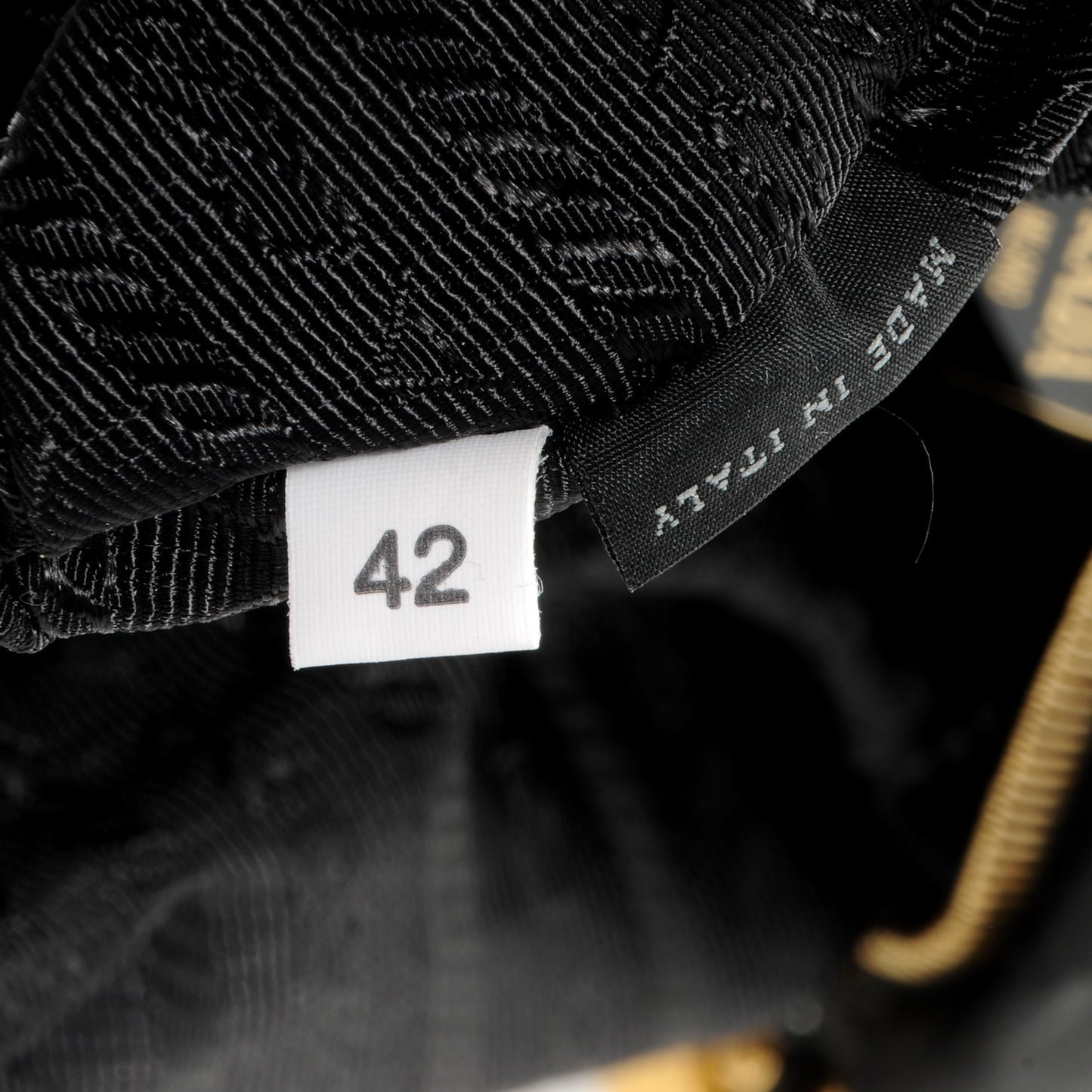 Tessuto Nylon Clutch Wristlet Nero Black