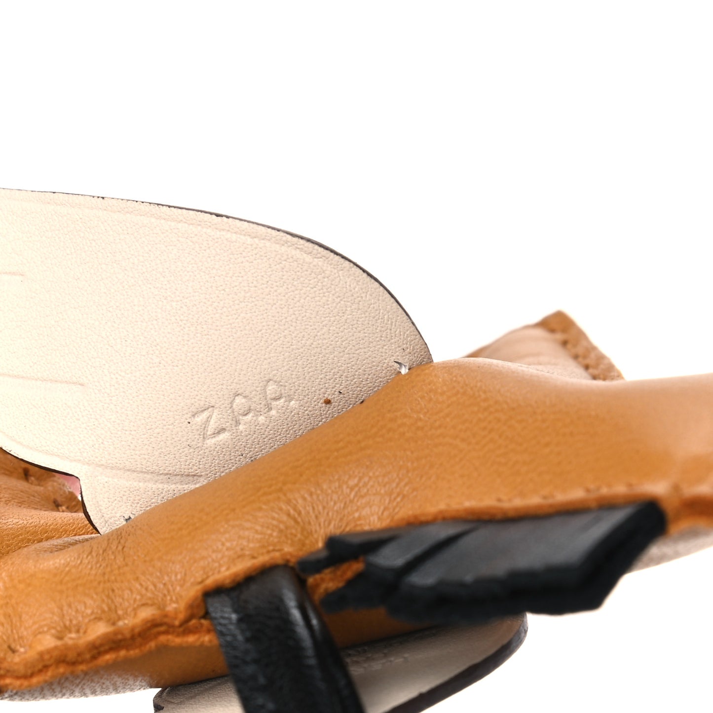 Milo Lambskin Grigri Rodeo Pegase Horse Bag Charm PM Sesame Black Nata