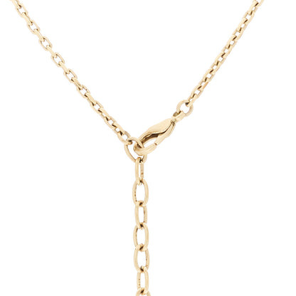 Chanel Crystal CC Medallion Necklace Gold 4 of 6