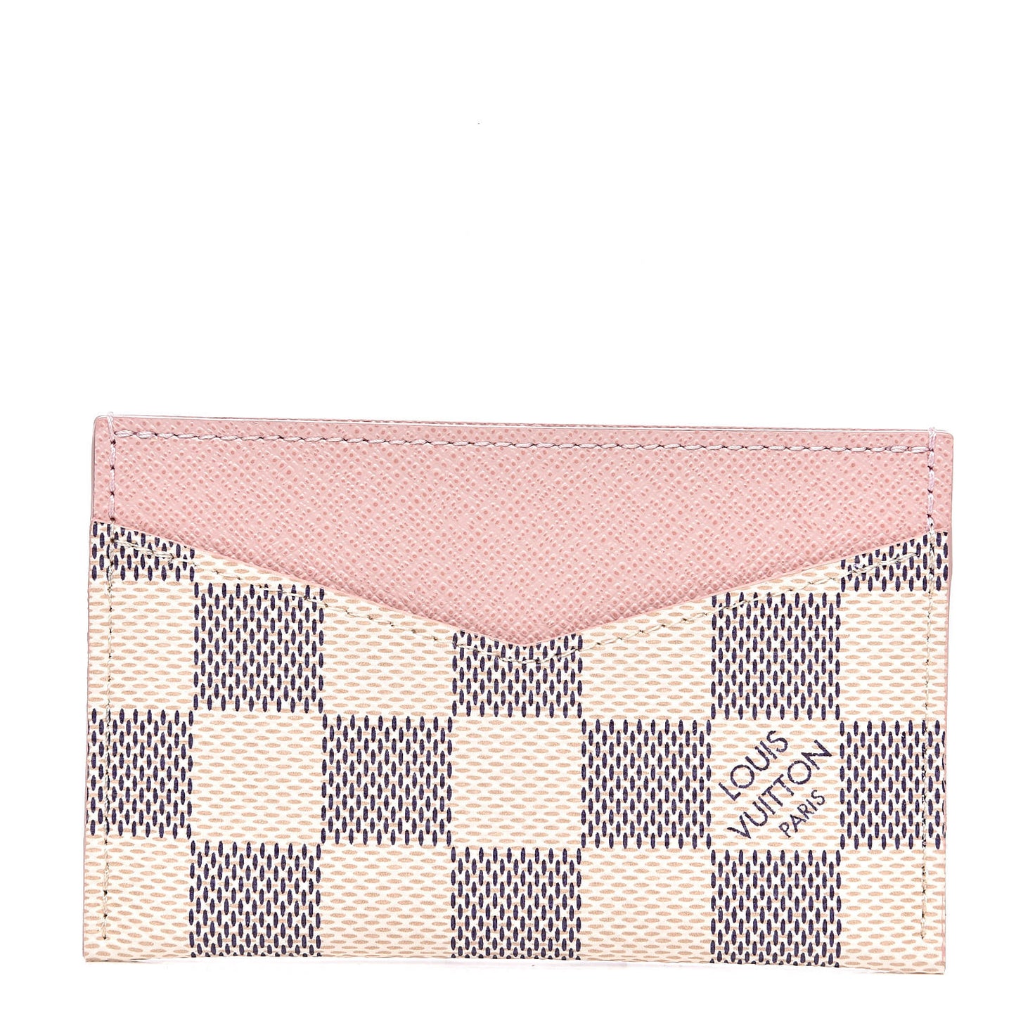 Damier Azur Daily Card Holder Rose Ballerine