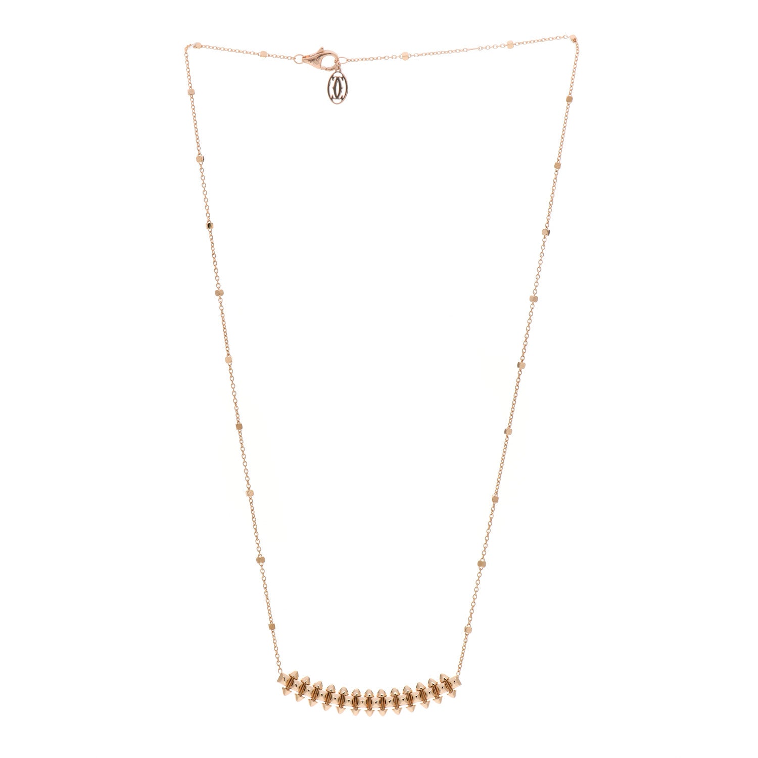 Cartier 18K Pink Gold Small Clash de Cartier Necklace 2 of 5