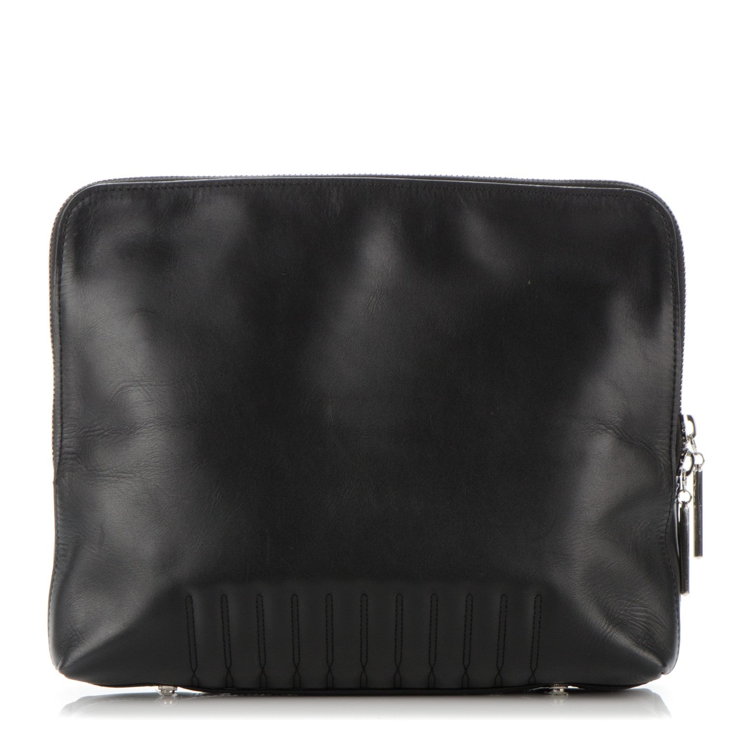 3.1 Phillip Lim 3.1 Calfskin Medium Ryder 31 Minute Clutch Black 1 of 7