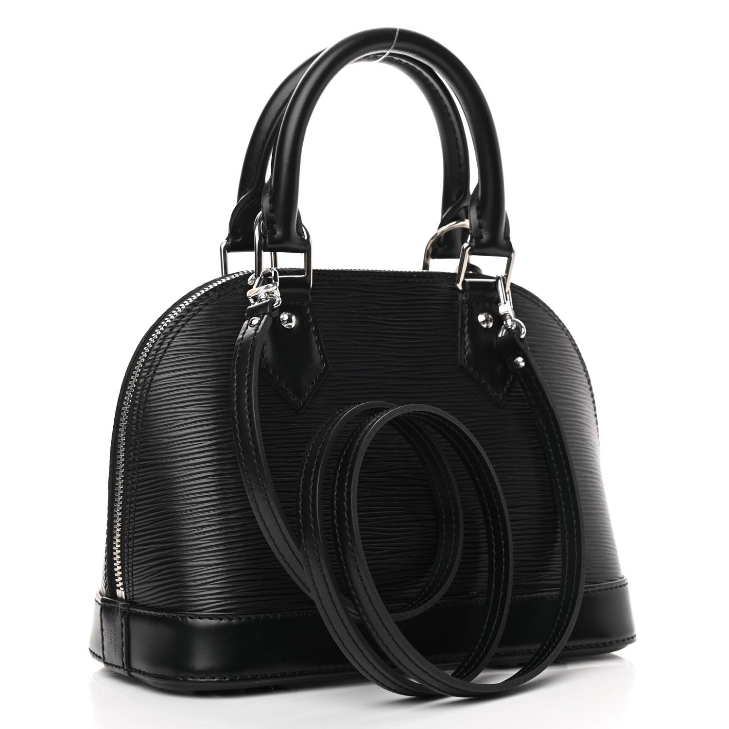 Louis Vuitton Epi Alma BB Black 3 of 9