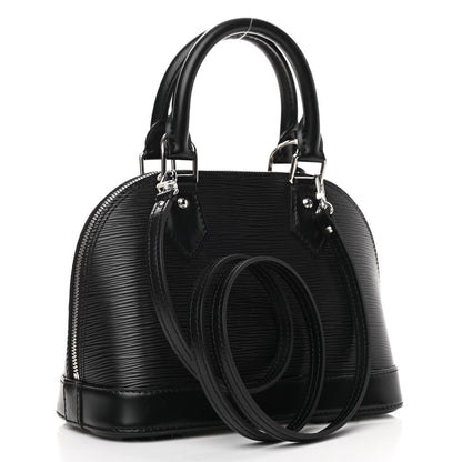Louis Vuitton Epi Alma BB Black 3 of 9