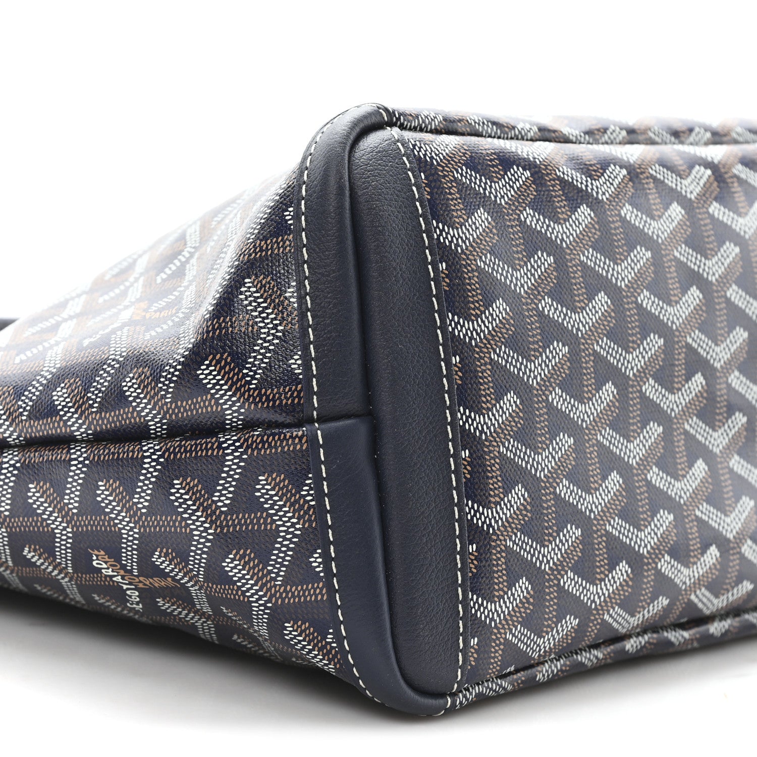 Goyard Goyardine Artois PM Navy 9 of 10