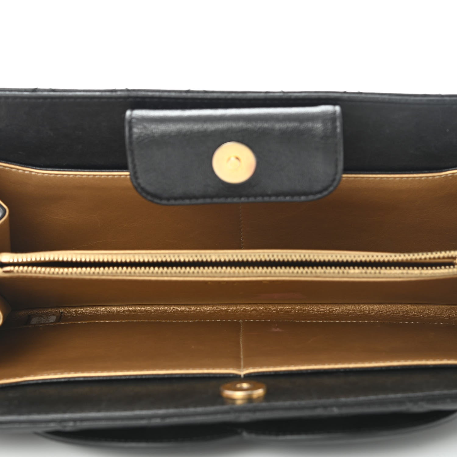 Chanel Lambskin Quilted Coco Midnight Clutch Black 4 of 11