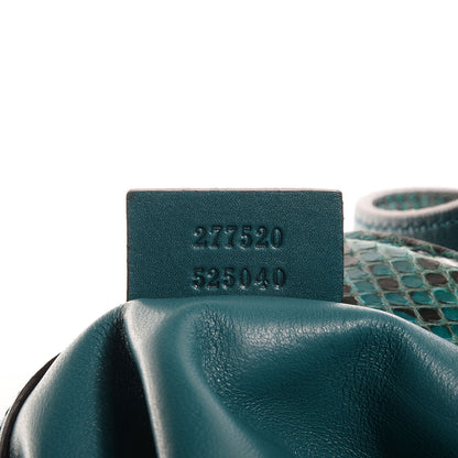 Gucci Python Medium Jackie Shoulder Hobo Malachite Green 8 of 9