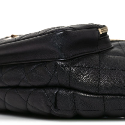 Chanel Iridescent Calfskin Quilted All About Waist Belt Bag Black 9 of 9