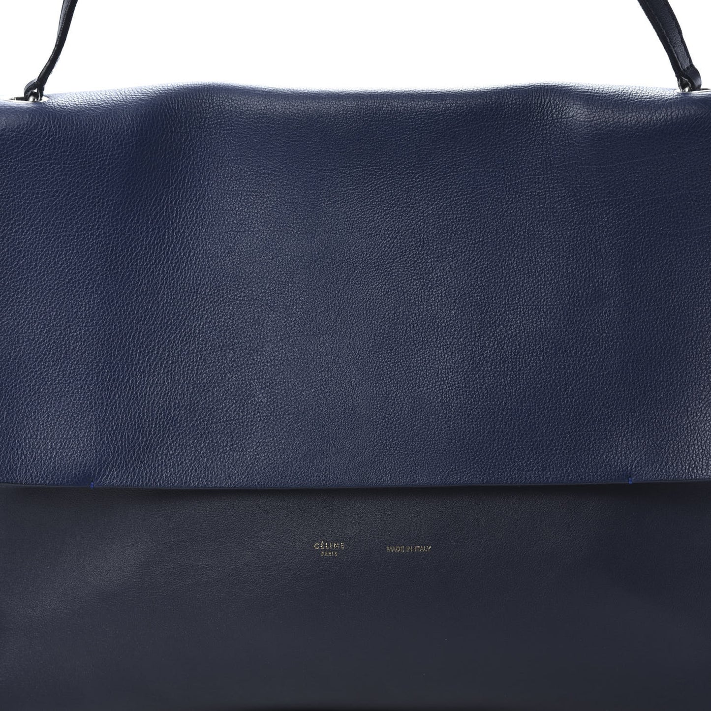 Calfskin All Soft Shoulder Bag Indigo