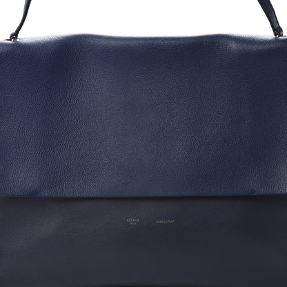 Celine Calfskin All Soft Shoulder Bag Indigo 8 of 15