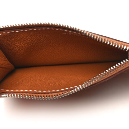 Hermes Evercolor Constance Slim Wallet Gold 7 of 10