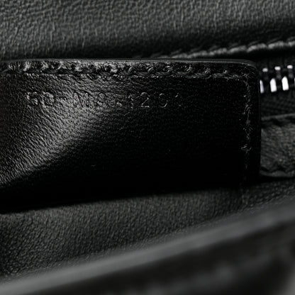 Christian Dior Calfskin Macrocannage Small Caro Bag Black 7 of 10