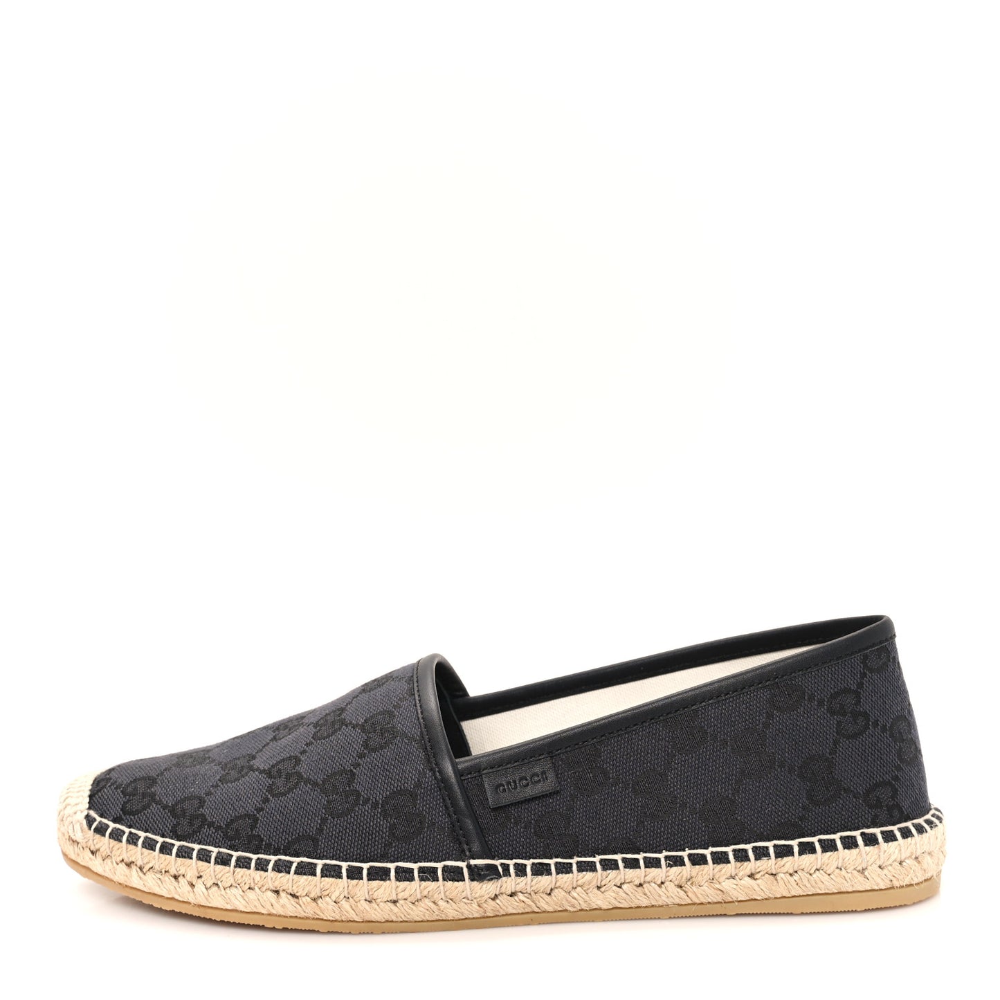 Monogram Espadrilles 40 Black
