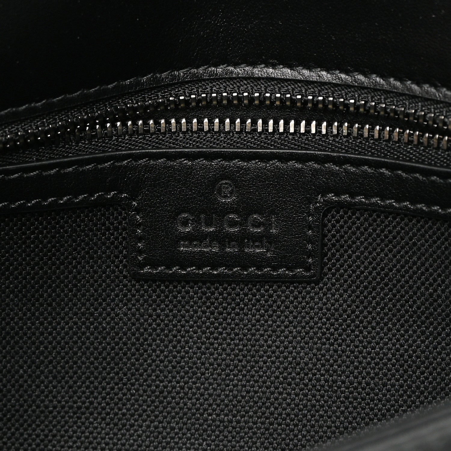 Gucci Calfskin Matelasse Monochrome Small GG Marmont Shoulder Bag Black 6 of 11