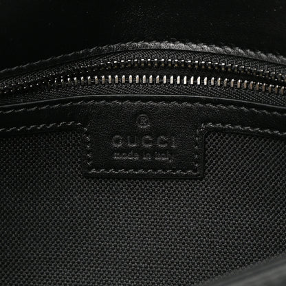 Gucci Calfskin Matelasse Monochrome Small GG Marmont Shoulder Bag Black 6 of 11