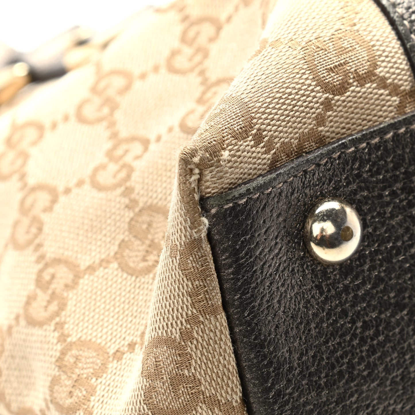 Monogram Medium Abbey Tote Metallic