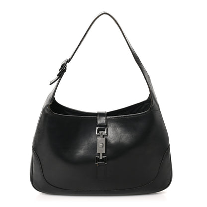 Gucci Calfskin Small Jackie O Hobo Black 1 of 12