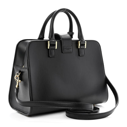 Saint Laurent Calfskin Monogram Baby Cabas Black 3 of 10