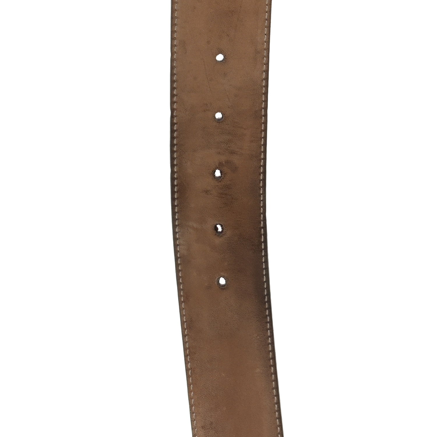 Gucci Calfskin Web Interlocking G Belt 100 40 White 4 of 4