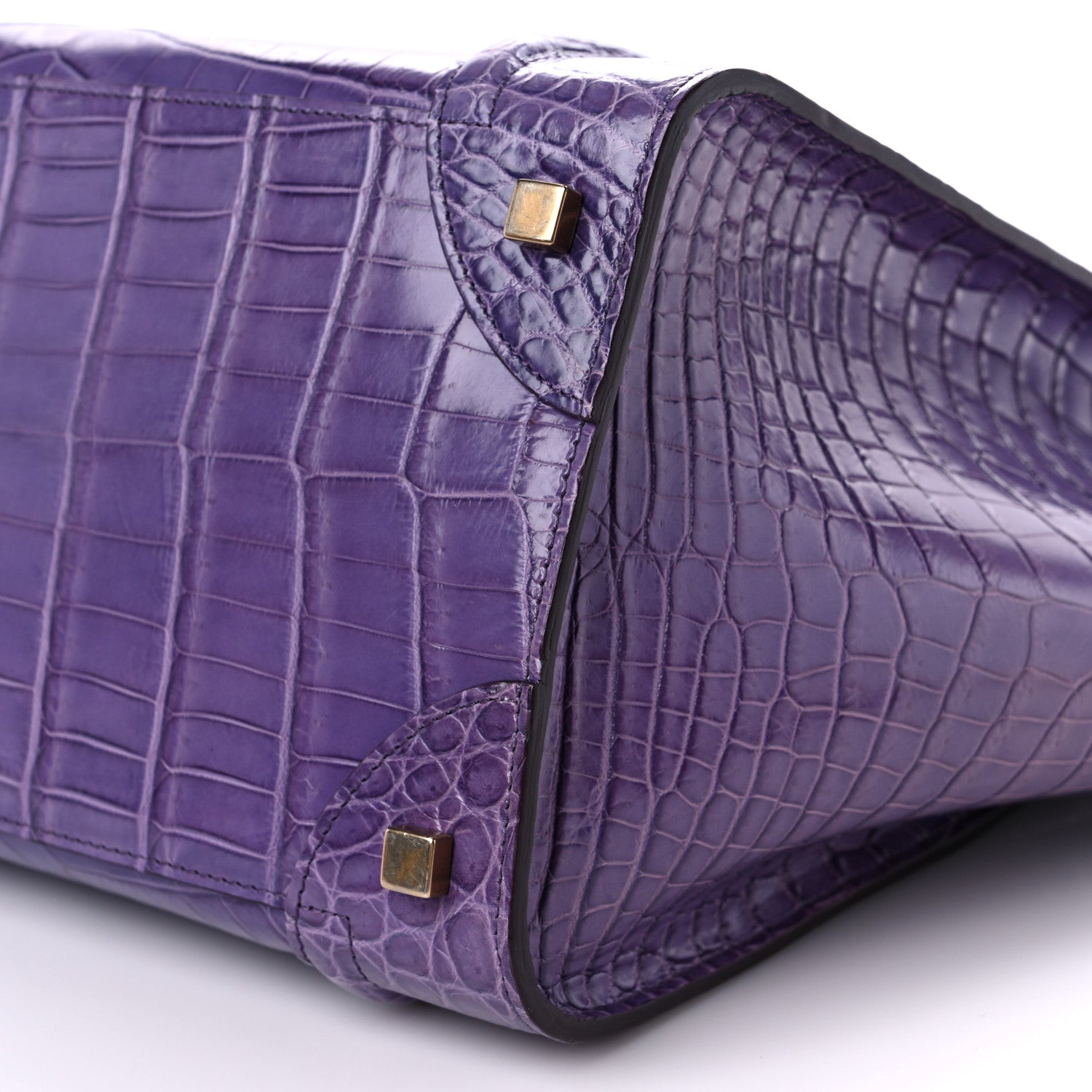 Celine Crocodile Mini Luggage Purple 1127542 – FASHIONPHILE